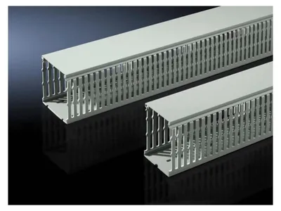 Produktbild von Rittal VX 8800.755, Kabelkanal, Polyvinylchlorid (PVC), Grau, 18 Stück(e)