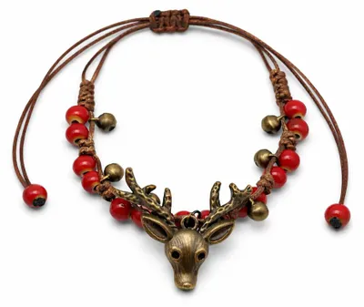 Image de Bracelet d'amitié en bois de cerf, cerf, nature, forêt, sans nickel