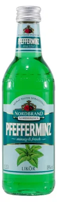 Produktbild von Nordbrand Pfefferminz Likör (0,35L)