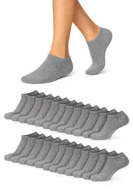 Produktbild von 12 Paar Uni-Sneakersocken aus Baumwolle