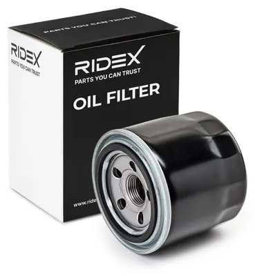 Produktbild von Ölfilter RIDEX 7O0025 Anschraubfilter für FORD Fiesta Mk6 Schrägheck (JA8, JR8) Fiesta Mk5 Schrägheck (JH1, JD1, JH3, JD3) für BMW 5 Limousine (E60)