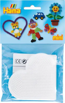 Obrázok produktu pre Hama Beads 5203H, Detská remeselná súprava, 10 rok / roky, PVC, Biela, 2 kusov