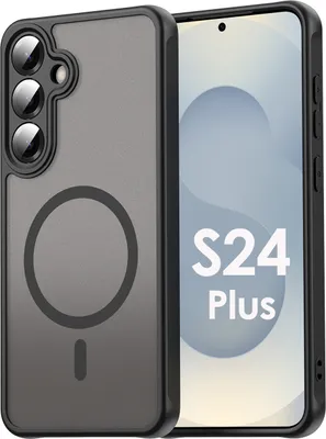 Produktbild von Handyhülle für Samsung Galaxy S24 Plus Matt Case Schutzhülle Kratzfest Passgenau Schwarz