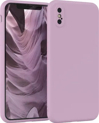 Obrázok produktu pre EAZY CASE - TPU puzdro pre Apple iPhone X / XS, TPU puzdro odolné proti nárazom, mäkký kryt s ochranou fotoaparátu, silikónové puzdro vo fialovej farbe