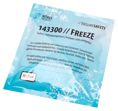 Immagine prodotto di NITRAS® 143300 NITRAS® Kühlpad FREEZE 143300 blau 15,0 x 17,0 cm, 1 St.
