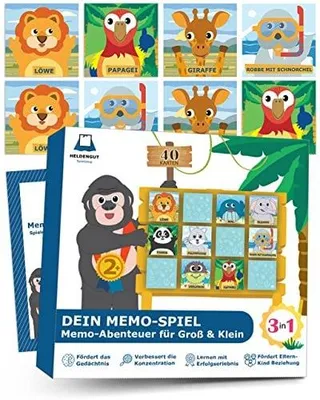 Zdjęcie produktu dla Gra memo dla dzieci od 2 lat karty duże wytrzymałe 7 poziomów trudności