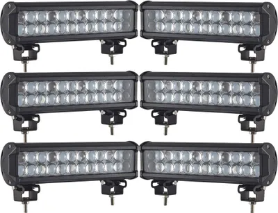 Obrázek produktu pro Greenmigo 6X 72W 4D LED pracovní světlomety Offroad lampa Auto světlomety Pracovní světlo Light Bar 12V 24V přídavné světlomety Zpětné světlomety pro traktor Bagr SUV - 90 stupňů Vodotěsné IP67 6800LM