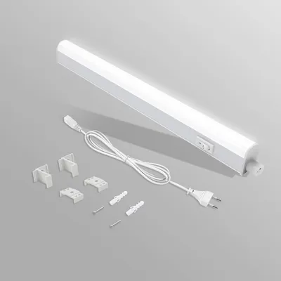 Image de Lampe sous-meuble de cuisine - Barre lumineuse LED - Éclairage du plan de travail - Extensible jusqu'à 12 - 31,5 cm - Blanc