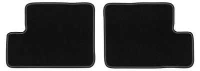 Produktbild von Velours-Fußmatten Hinten für Toyota RAV4 II 2000-2003 (Suv 5-drzwiowy) – 2-tlg, Schwarz, passgenau – Wielganizator LUX