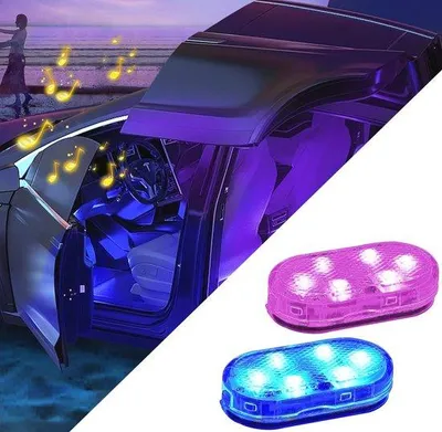 Obrázek produktu pro Bezdrátové magnetické LED osvětlení interiéru automobilu, 7 barev