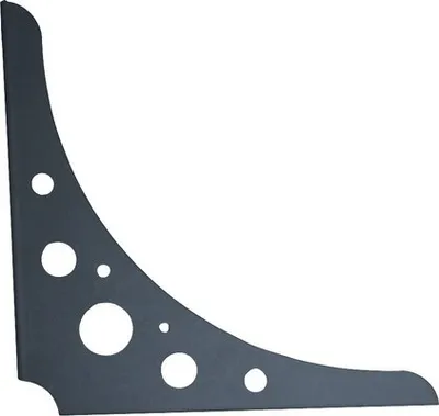 Obrázok produktu pre Vormann Delta Line konzoly oceľ matná 30 x 30 cm