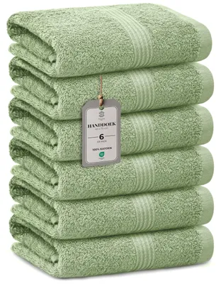 Imagen del producto de Juego de toallas de 6 piezas, 40x70 cm, altamente absorbentes, de secado rápido, ideales para el baño y el deporte