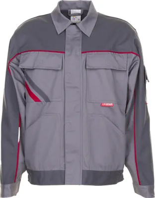 Produktbild von Größe 48 Herren Planam Highline Bundjacke zink schiefer rot Modell 2311