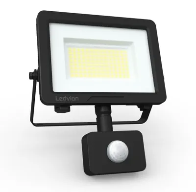 Produktbild von Ledvion LED Strahler mit Bewegungsmelder 50W IP44 6500K 6000lm