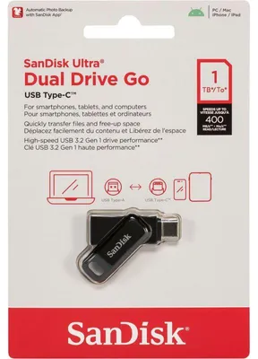 Obrázok produktu pre SanDisk SDDDC3-1T00-G46, 1 TB, 3.2 Gen 1 (3.1 Gen 1), 400 MB/s, 3,7 g