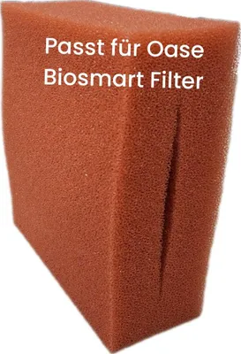 Produktbild von Filterschwamm Oase Biosmart Filter rot fein 20x18x8cm passt auch für Oase
