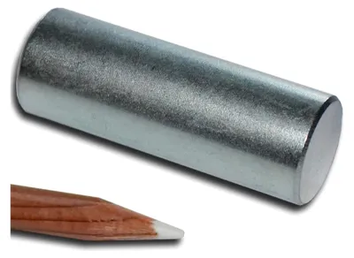 Produktbild von 5 Neodym Stabmagnete Ø18x50 mm NdFeB N42 - Haftkraft etwa 26 kg