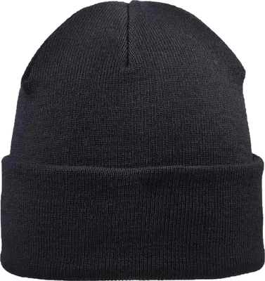 Produktbild von FRIESEN Friesennerz Uni Beanie "Schelmijack & Olmibert" aus 100% Wolle (Wolle) - Wollmütze Strickmütze in Schwarz