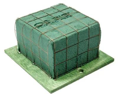 Produktbild von OASIS® BIOLINE® Deco Platte Mini - 15 x 15,5 x 8 cm - 1 Stück