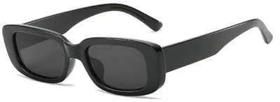 Produktbild von RUNHUIS Retro Rechteck Sonnenbrille Damen Herren Vintage Small Square Fashion Br