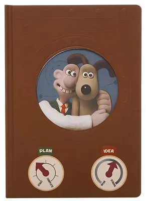Image de a5 carnet de notes aardman wallace et gromit inventeur