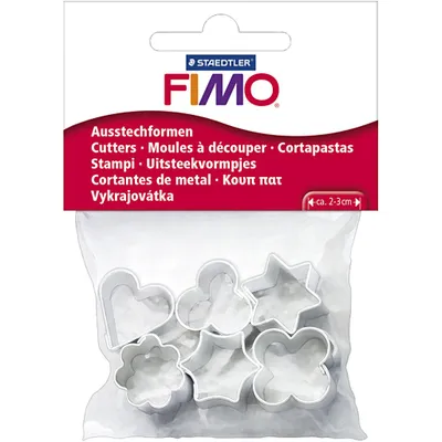 Immagine prodotto di Set di stampi per materiale FIMO - 6 pezzi