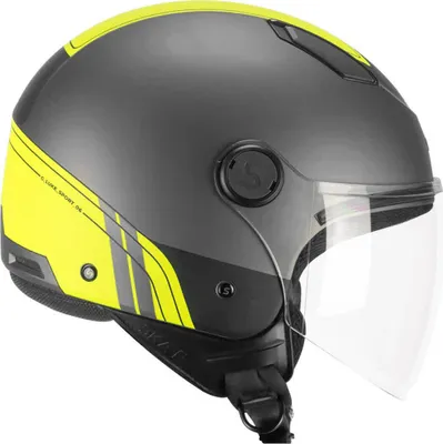 Zdjęcie produktu dla Kask Demi Jet SKA-P 1LHG LUKE Sport Anthracite-Fluo-Yellow Satin Glossy rozmiar XS