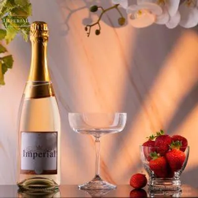 Produktbild von IMPERIAL Eckige Sektschalen 260ml Set 2-Teilig "Rio" Champagnergläser Sektgläser aus Crystalline Glas Spülmaschinenfest