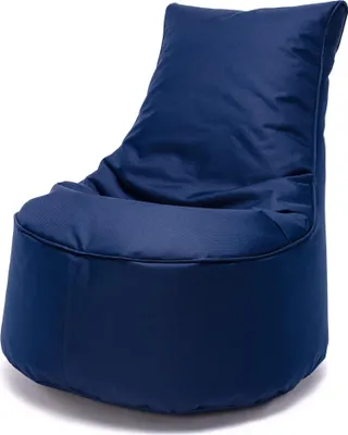 Produktbild von Ecopuf, Sitzkissen, Sessel Bean Bag, Sitzsack, für Innen und Außen, 65x75cm, Farbe Blau