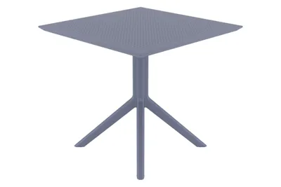 Produktbild von TPFGarden Gartentisch Sylt 80 cm dunkelgrau