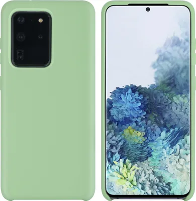 Produktbild von Samsung Galaxy S20 Ultra Light Green Back cover case - Silicone