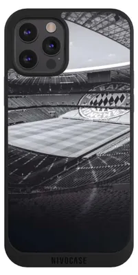 Produktbild von NIVOCASE Handyhülle für Apple iPhone 12 Pro Max  Hülle NIVOpure Case Schwarz FC Bayern München FCB Stadion