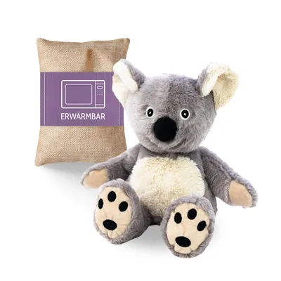 Produktbild von Habibi Premium Wärmekissen/Stofftier f. Kinder u. Erwachsene - 1956 Koala Bär, herausnehmbare Hirsefüllung - Wärmekuscheltier zum Erwärmen in der Mikr