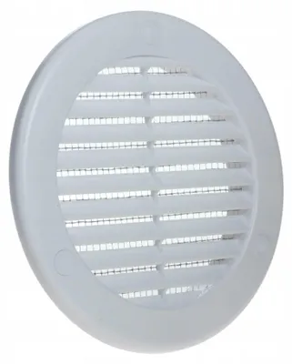 Produktbild von Awenta Rundes Lüftungsgitter DN100 Weiß Küche Bad
