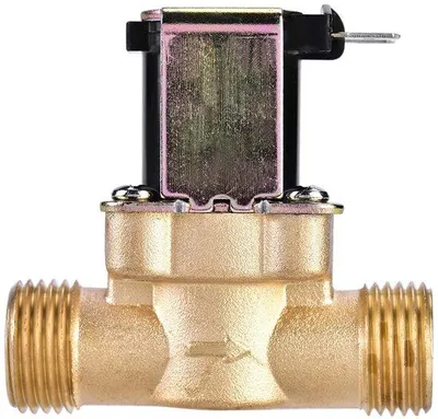 Produktbild von Elektrisches Magnetventil 230V - Normales Schaltventil - Wasserregulierung - Messing - 220V