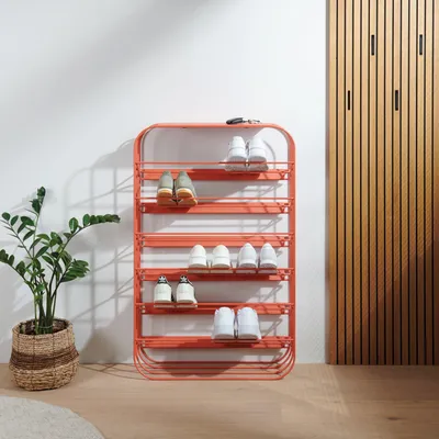 Produktbild von MyWIRE Schuhregal "Navia" - sunset coral