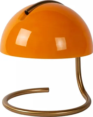 Immagine prodotto di Lampada da tavolo rotonda arancione E27 Cato Lucide