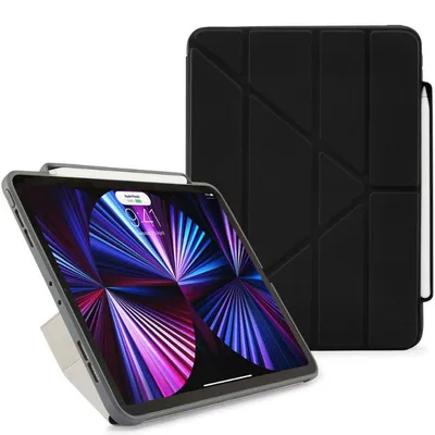 Zdjęcie produktu dla Etui z ołówkiem Pipetto Origami No3 do iPada Pro 11 (2022/2021/2020/2018), czarne