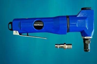 Produktbild von Druckluft Blechnibbler für Blechstärken 0,5 - 1,2 mm mit 1/4 Zoll Anschluss