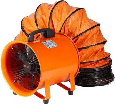 Immagine prodotto di Ventilatore assiale da 145 W con motore a corrente alternata, ventilatore assiale da 2900 giri/min, ventilatore assiale ad alta portata, ventilatore assiale con cavo da 8 m, ventilatore assiale con rumorosità di 79 dB, ventilatore industriale