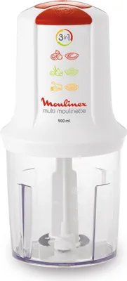 Immagine prodotto di Mini-tritatutto 3in1 0,5l 500w bianco Moulinex AT710110