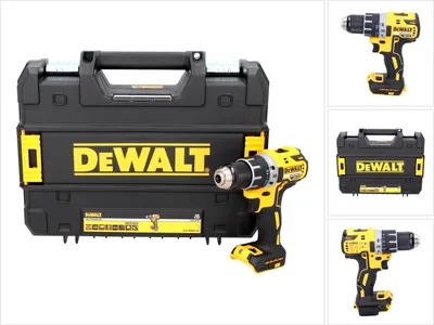 Zdjęcie produktu dla DeWALT DCD791NT-XJ, Śrubokręt, Uchwyt pistoletowy, Czarny, Szary, Żółty, 2000, 550, 27 N·m, 40 N·m