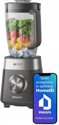 Produktbild von Philips 5000 Series HR3020/20 Standmixer mit Mixbecher, 1000 W, 2 l, grau