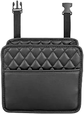 Image de Organisateur de siège arrière pour voiture, en cuir PU, adapté aux sièges avant et arrière, pour un rangement pratique, idéal pour les enfants