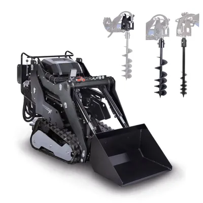 Produktbild von Woodster Kompaktlader MSK800 - 8,5PS | 74cm Spurbreite | max. 2,3km/h | 80L Ladeschaufel | max. 25° Steigung | inkl. Erdbohrerset