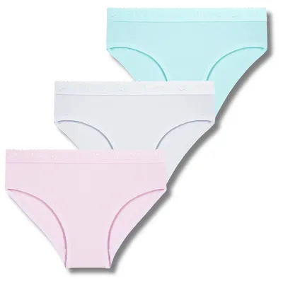Immagine prodotto di Intimo per bambine - Intimo per bambini taglia 164 - Intimo in cotone, confezione da 3 pezzi - Slip per bambine