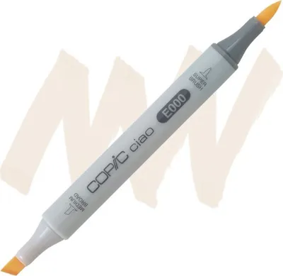 Immagine prodotto di COPIC Ciao pennello e scalpello bifacciale, E000 Rosa pallido