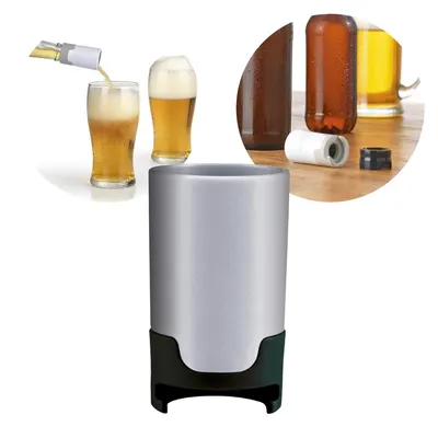 Produktbild von 3 Stück Tragbare Bierschäumer, Für Glas- und PET-Flaschen,wiederverwendbar und spülmaschinengeeignet