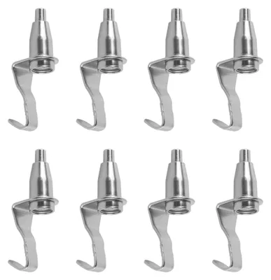 8 verstellbare Galerie-Aufhängehaken aus Metall, 61 mm, für Draht 1-2 mm