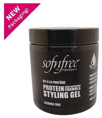 Obrázok produktu pre Sofn'free Neodlupujúci sa proteínový stylingový gél Black 946ml